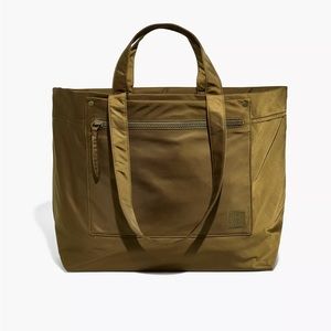 Madewell The (Re)sourced Tote Bag in Golden Spinach, AO582 NWOT